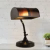 Bankers Lamp With Amber Mica Shade (Includes LED Light Bulb) 1 Bankers Lamp With Amber Mica Shade (Includes LED Light Bulb) -Famous Lighting Store GUEST 81f1daf5 b891 44b9 8cd6 62479aa19826