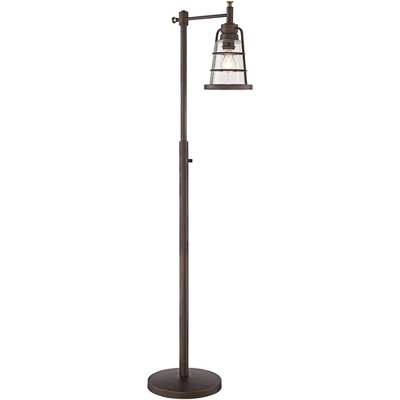 Franklin Iron Works Industrial Rustic Farmhouse Floor Lamp with USB Port 61" Tall Oil Rubbed Bronze Downbridge LED Seeded Glass Shade for Living Room Franklin Iron Works Industrial Rustic Farmhouse Floor Lamp With USB Port 61" Tall Oil Rubbed Bronze Downbridge LED Seeded Glass Shade For Living Room -Famous Lighting Store GUEST 832e0afe 713a 4e76 94b6 5a0b2270be2e