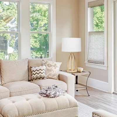 Wood Arch Farmhouse Table Lamp with Fabric Shade Natural - Lalia Home Wood Arch Farmhouse Table Lamp With Fabric Shade Natural - Lalia Home -Famous Lighting Store GUEST 84219f19 eb1a 44b4 9255 5909abab3e1b