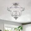 15" X 15" X 13" Karl Semi Flush Mount Ceiling Light Silver - Warehouse Of Tiffany 1 15" X 15" X 13" Karl Semi Flush Mount Ceiling Light Silver - Warehouse Of Tiffany -Famous Lighting Store GUEST 8431b2ff 076d 44ae 9ee7 02b30509f98b