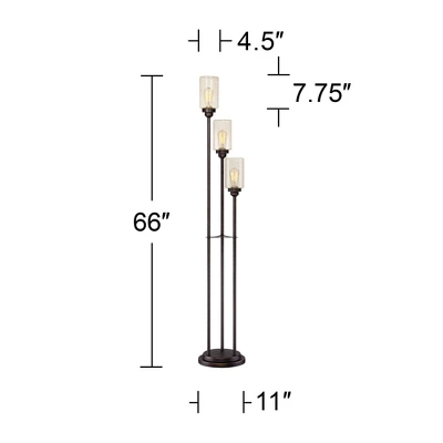 Franklin Iron Works Libby Modern Industrial Tree Floor Lamp 66" Tall Oiled Bronze Metal 3 Light Dimmable LED Amber Seedy Glass for Living Room Bedroom Franklin Iron Works Libby Modern Industrial Tree Floor Lamp 66" Tall Oiled Bronze Metal 3 Light Dimmable LED Amber Seedy Glass For Living Room Bedroom -Famous Lighting Store GUEST 87145072 6ac1 467f ab44 691216fc66e4