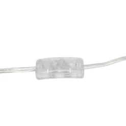 15.25" Modern Ovaloid Glass Bedside Table Lamp With Fabric Shade - Lalia Home -Famous Lighting Store GUEST 87938162 9791 4d3f a7c7 13248b49e2d4