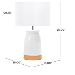 NuLOOM Colmar 25" Ceramic Table Lamp -Famous Lighting Store GUEST 89c53777 49a2 4d56 98cb d126dc89cb10