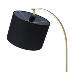 65" Lana Arc Floor Lamp With Table And USB Port Black - Teamson Home -Famous Lighting Store GUEST 8a514098 90af 4c4c 9378 1238f897668e