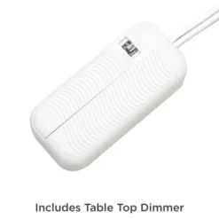 360 Lighting Simon Modern Table Lamps 25 1/2" High Set Of 2 Brushed Nickel With USB Charging Port And Table Top Dimmers White Fabric For Home Desk -Famous Lighting Store GUEST 8b0468f4 1ce9 4e33 b8bb 2d72cd996834