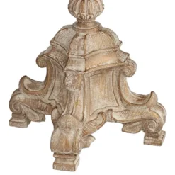 Barnes And Ivy Traditional Floor Lamp 63.5" Tall Distressed Candlestick Crystal Glass Beading Cream Bell Shade For Living Room Reading -Famous Lighting Store GUEST 8cabd12d cc32 45a6 a6fd a0471b549c8f