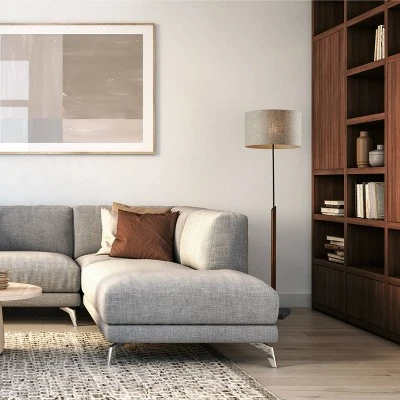 Ethan Floor Lamp Black/Walnut - Adesso Ethan Floor Lamp Black/Walnut - Adesso -Famous Lighting Store GUEST 8d180b75 f2b3 4876 9253 7df8c1289c17