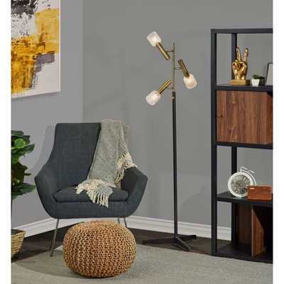 Melvin Antique Brass Floor Lamp (Includes LED Light Bulb) Black - Adesso Melvin Antique Brass Floor Lamp (Includes LED Light Bulb) Black - Adesso -Famous Lighting Store GUEST 8e5aeb4d 53cf 4b27 9e6e d0d5526db214