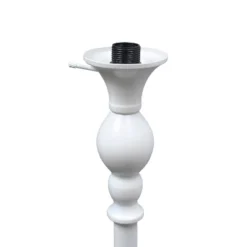 1-Light Classic Torchiere Floor Lamp With Marbleized Glass Shade White - Lalia Home -Famous Lighting Store GUEST 8eef2ed9 739c 4050 b54f d625ca091877