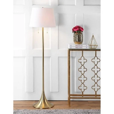 63" Metal Amelia Floor Lamp Brass (Includes LED Light Bulb) - Jonathan Y 63" Metal Amelia Floor Lamp Brass (Includes LED Light Bulb) - Jonathan Y -Famous Lighting Store GUEST 8f1d72ab 0693 4cd9 912f fd8ab0c9d0e4