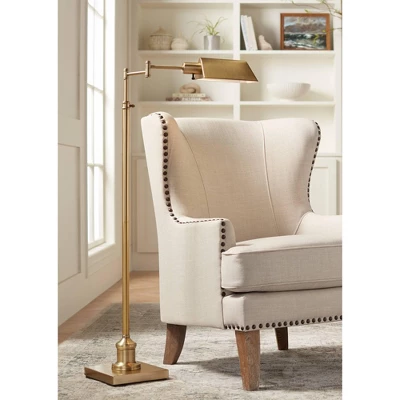 Regency Hill Jenson Traditional Pharmacy Floor Lamp 54" Tall Aged Brass Adjustable Swing Arm Metal Shade for Living Room Reading Bedroom Office Regency Hill Jenson Traditional Pharmacy Floor Lamp 54" Tall Aged Brass Adjustable Swing Arm Metal Shade For Living Room Reading Bedroom Office -Famous Lighting Store GUEST 91f5787e ab85 4f68 9fd6 e10f9f0a4d8e
