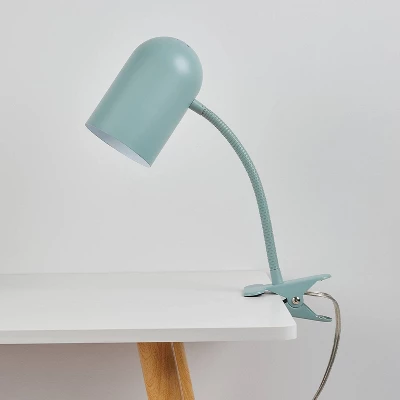 15" Carter Clip-Arm Desk Lamp with Adjustable Gooseneck Matte Teal - Globe Electric 15" Carter Clip-Arm Desk Lamp With Adjustable Gooseneck Matte Teal - Globe Electric -Famous Lighting Store GUEST 92601454 4937 4a3d a2bd d58aac7defa8