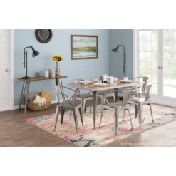 30" X 34" Emery Desk Lamp Antique Silver - LumiSource -Famous Lighting Store GUEST 9528c3a2 2cef 4aba 8760 dd4610ef7c37