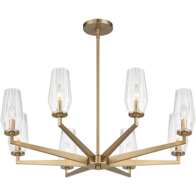 Possini Euro Design Byzantium Warm Gold Chandelier 35" Wide Modern Clear Glass Shade 8-Light Fixture for Dining Room Foyer Kitchen Island Entryway Possini Euro Design Byzantium Warm Gold Chandelier 35" Wide Modern Clear Glass Shade 8-Light Fixture For Dining Room Foyer Kitchen Island Entryway -Famous Lighting Store GUEST 96f1b90d ba71 4ec3 9a0b e808bfbd254d