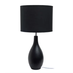Oval Bowling Pin Base Ceramic Table Lamp - Simple Designs -Famous Lighting Store GUEST 9791b49b 787f 4cd1 827c d4a70ae7751c