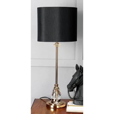 Metal Buffet Lamp with Drum Shade Black - Olivia & May Metal Buffet Lamp With Drum Shade Black - Olivia & May -Famous Lighting Store GUEST 97d6e0a9 7b59 432c bbaa 8ebf6d4a3193