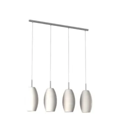 Batista 1 Multi Light Pendant Ceiling Light 39.5 " Matte Nickel - Eglo -Famous Lighting Store GUEST 97d87445 10bb 4634 b198 8a68cf614153