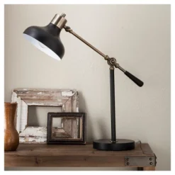Crosby Schoolhouse Desk Lamp Black - Threshold
