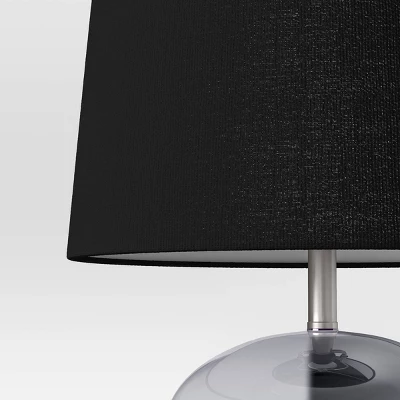 Smoked Glass Table Lamp Black (Includes LED Light Bulb) - Threshold™ Smoked Glass Table Lamp Black (Includes LED Light Bulb) - Threshold™ -Famous Lighting Store GUEST 98601f77 85c9 4f8f 8da7 81ac1ada24e3
