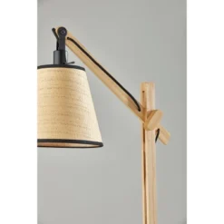 Walden Natural Wood Floor Lamp Black - Adesso -Famous Lighting Store GUEST 9ab3d9e9 59bd 4b20 950b 46f501670ed6