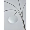 86" Luna Arc Lamp (Includes Light Bulb) Silver - Adesso -Famous Lighting Store GUEST 9c698256 3967 4c08 9d22 56ef8760e7e1