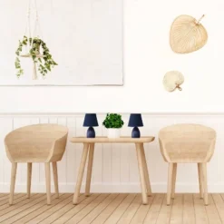 9.45" 2pk Petite Ceramic Oblong Bedside Table Desk Lamps With Matching Tapered Drum Shade Blue - Creekwood Home 7 9.45" 2pk Petite Ceramic Oblong Bedside Table Desk Lamps With Matching Tapered Drum Shade Blue - Creekwood Home -Famous Lighting Store GUEST a039df64 f79e 468e a009 89fbcd450565