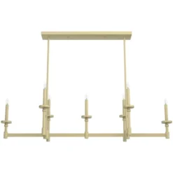 7-Light Briargrove Linear Chandelier - Hunter Fan 7 7-Light Briargrove Linear Chandelier - Hunter Fan -Famous Lighting Store GUEST a12f01d9 1f87 4de9 a239 00f226653597