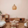 Tika 1-Light Natural Blonde Pendant Lighting With Twine Shade - Globe Electric -Famous Lighting Store GUEST a2d258be 294d 472b 91d6 6c011935f595