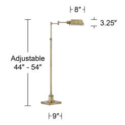 Regency Hill Jenson Traditional Pharmacy Floor Lamp 54" Tall Aged Brass Adjustable Swing Arm Metal Shade For Living Room Reading Bedroom Office 6 Regency Hill Jenson Traditional Pharmacy Floor Lamp 54" Tall Aged Brass Adjustable Swing Arm Metal Shade For Living Room Reading Bedroom Office -Famous Lighting Store GUEST a33a77b1 27ce 4468 8e6f bf18331fb548