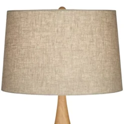 360 Lighting Sevilla 29" Tall Mid Century Modern End Table Lamp Green Ceramic Single Living Room Bedroom Bedside Nightstand House Oatmeal Shade -Famous Lighting Store GUEST a3b8e671 5c75 4ac6 96da 9f76e2160ede