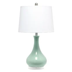 Droplet Table Lamp With Fabric Shade - Lalia Home -Famous Lighting Store GUEST a43d52bd b7e5 42df a7cb f98ad199a750