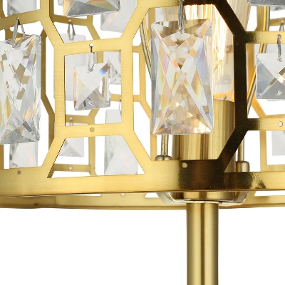 63" Cleo Glam Gold Metal and Faceted Crystal Drum Shade Floor Lamp - River of Goods 63" Cleo Glam Gold Metal And Faceted Crystal Drum Shade Floor Lamp - River Of Goods -Famous Lighting Store GUEST a6c2bebb 1291 4f28 ac08 2341d8f0517b