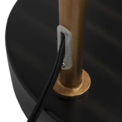 Metal And Wood Floor Lamp With Glass Globe Shade Gold - Storied Home -Famous Lighting Store GUEST a8a11792 1166 407a aa0b dc414ec686b8