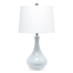 Droplet Table Lamp With Fabric Shade - Lalia Home -Famous Lighting Store GUEST a8bdbe3b f9e1 4a08 a40b 5d5fada43f8c
