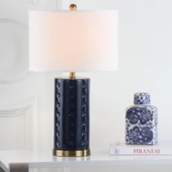 Roxanne Table Lamp (Set Of 2) - Navy - Safavieh -Famous Lighting Store GUEST a8f555ee 8161 4067 83f1 e7dc251a9621