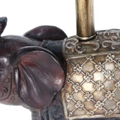 Elephant Table Lamp With Fabric Shade Brown - Lalia Home -Famous Lighting Store GUEST aa0b0f77 0087 465b 9b0c 082ca2ec7e76