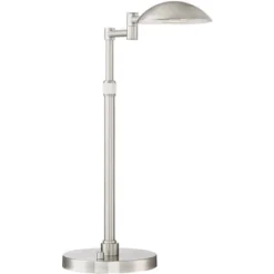Possini Euro Design Eliptik Modern Desk Table Lamp 24 1/2" High Satin Nickel LED Swing Arm Adjustable Height For Bedroom Living Room Nightstand Office 7 Possini Euro Design Eliptik Modern Desk Table Lamp 24 1/2" High Satin Nickel LED Swing Arm Adjustable Height For Bedroom Living Room Nightstand Office -Famous Lighting Store GUEST aa0f4a29 bec0 4111 8c72 01b67ee54c62