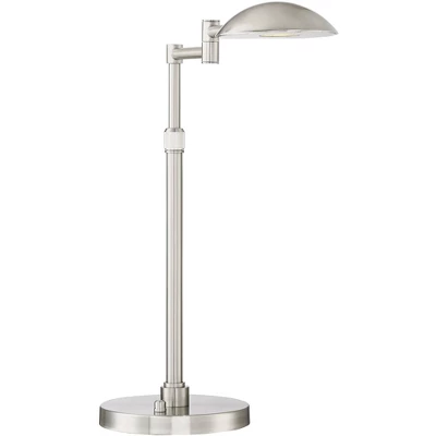 Possini Euro Design Eliptik Modern Desk Table Lamp 24 1/2" High Satin Nickel LED Swing Arm Adjustable Height for Bedroom Living Room Nightstand Office Possini Euro Design Eliptik Modern Desk Table Lamp 24 1/2" High Satin Nickel LED Swing Arm Adjustable Height For Bedroom Living Room Nightstand Office -Famous Lighting Store GUEST aa0f4a29 bec0 4111 8c72 01b67ee54c62