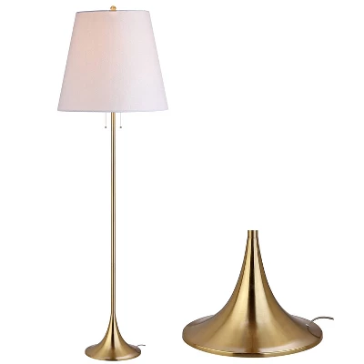 63" Metal Amelia Floor Lamp Brass (Includes LED Light Bulb) - Jonathan Y 63" Metal Amelia Floor Lamp Brass (Includes LED Light Bulb) - Jonathan Y -Famous Lighting Store GUEST ac649525 48b1 48cc 96ed ef3c8abc852c