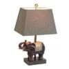 Elephant Table Lamp With Fabric Shade Brown - Lalia Home -Famous Lighting Store GUEST ac6998b6 80d8 4cba ab10 e097884e3ae2