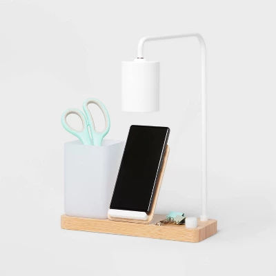 Desk Lamp with Wireless Charging and Storage Compartment (Includes LED Light Bulb) - Brightroom™ Desk Lamp With Wireless Charging And Storage Compartment (Includes LED Light Bulb) - Brightroom™ -Famous Lighting Store GUEST ac990bb0 aef7 4d8b a5dd b0c5651ad930
