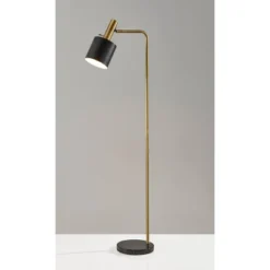 61" Emmett Floor Lamp Black - Adesso -Famous Lighting Store GUEST ae468207 bfd3 4bd6 8b9f ae7f63cddefd