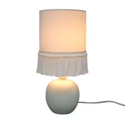 Small Table Lamp With Fringe Shade Off-White (Includes LED Light Bulb) - Opalhouse™ Designed With Jungalow™ -Famous Lighting Store GUEST b032319a c7f7 464d ab2a a2536f5698f3