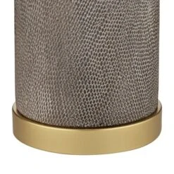 360 Lighting Gilson Modern Table Lamps 24 1/2" High Set Of 2 Gray Glaze Ceramic White Drum Shade For Bedroom Living Room Bedside Nightstand Office 6 360 Lighting Gilson Modern Table Lamps 24 1/2" High Set Of 2 Gray Glaze Ceramic White Drum Shade For Bedroom Living Room Bedside Nightstand Office -Famous Lighting Store GUEST b076931b ed4e 4186 b01f c07a192f2809