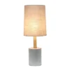 Concrete Table Lamp With Linen Shade Antique Brass - Lalia Home -Famous Lighting Store GUEST b24a2b93 fb65 49c1 9b48 e69329b4d2e0
