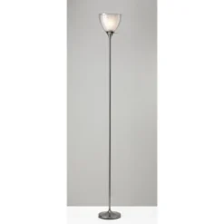 72" 3-way Presley Torchiere Brown - Adesso