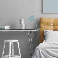 15" Carter Clip-Arm Desk Lamp With Adjustable Gooseneck Matte Teal - Globe Electric 4 15" Carter Clip-Arm Desk Lamp With Adjustable Gooseneck Matte Teal - Globe Electric -Famous Lighting Store GUEST b55d5c9e e168 4b24 a5ac 6fad21506a5f