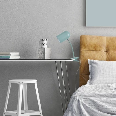 15" Carter Clip-Arm Desk Lamp with Adjustable Gooseneck Matte Teal - Globe Electric 15" Carter Clip-Arm Desk Lamp With Adjustable Gooseneck Matte Teal - Globe Electric -Famous Lighting Store GUEST b55d5c9e e168 4b24 a5ac 6fad21506a5f