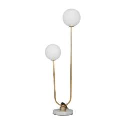 2-Light Marble Orb Table Lamp With Marble Base - Olivia & May -Famous Lighting Store GUEST b75d22f0 69ff 4b25 8374 dfb7a87f3a65