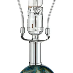 Possini Euro Design Pablo 27" Tall Modern Table Lamp Table Top Dimmer Blue Art Glass Single Living Room Bedroom Bedside Nightstand House White Shade 5 Possini Euro Design Pablo 27" Tall Modern Table Lamp Table Top Dimmer Blue Art Glass Single Living Room Bedroom Bedside Nightstand House White Shade -Famous Lighting Store GUEST b7a76058 aa84 4d19 aab8 7609c998d7e2